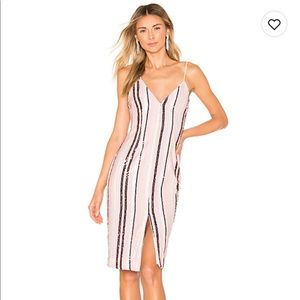 Revolve multi color midi dress